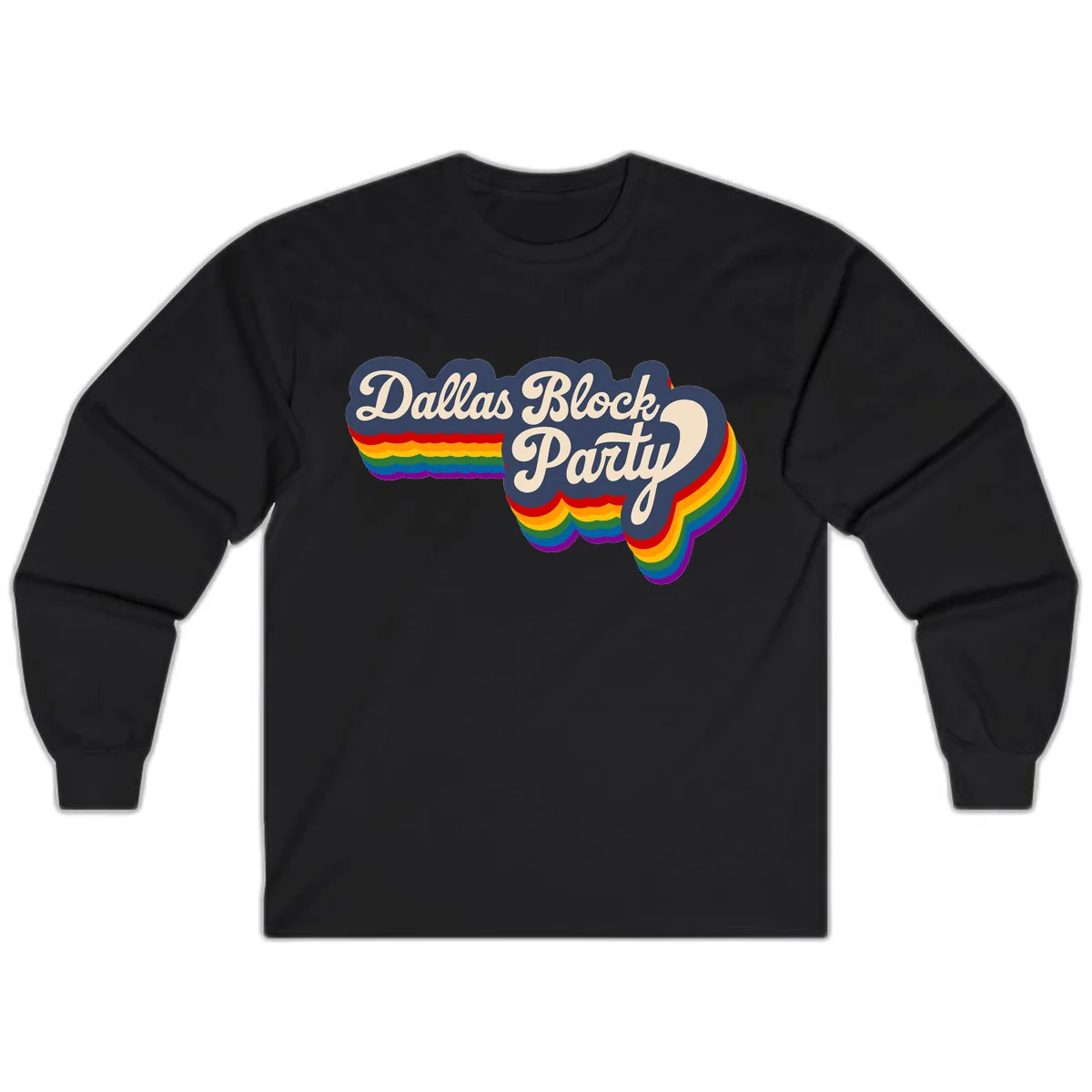 Dallas Block Party Long Sleeve in Black