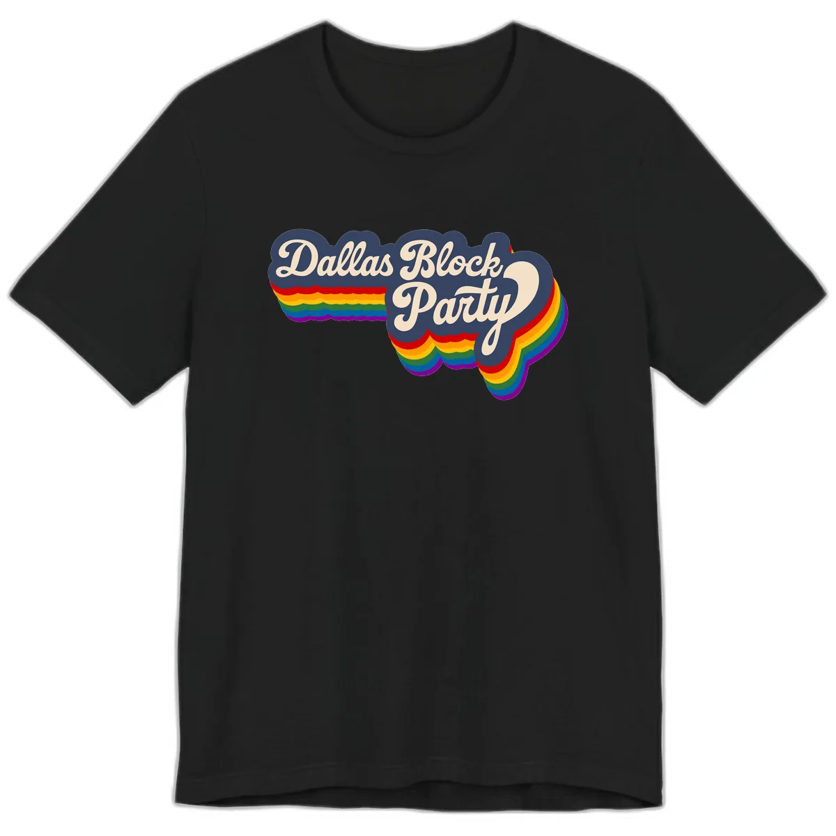 Dallas Block Party Premium T-Shirt in Black