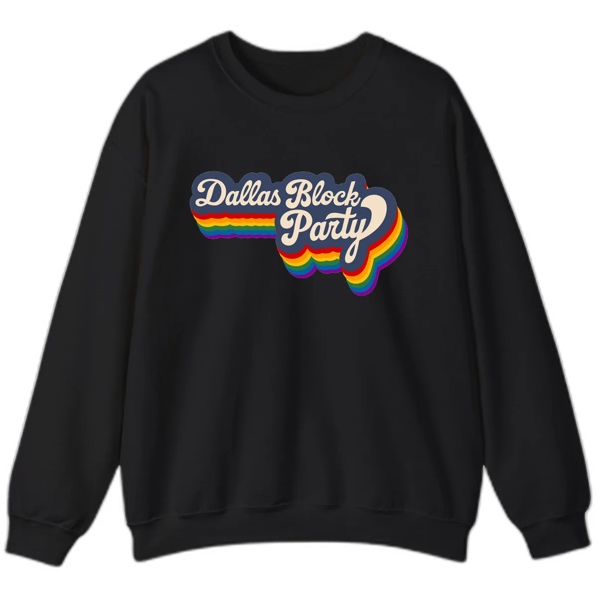 Dallas Block Party Sweatshirt in Black