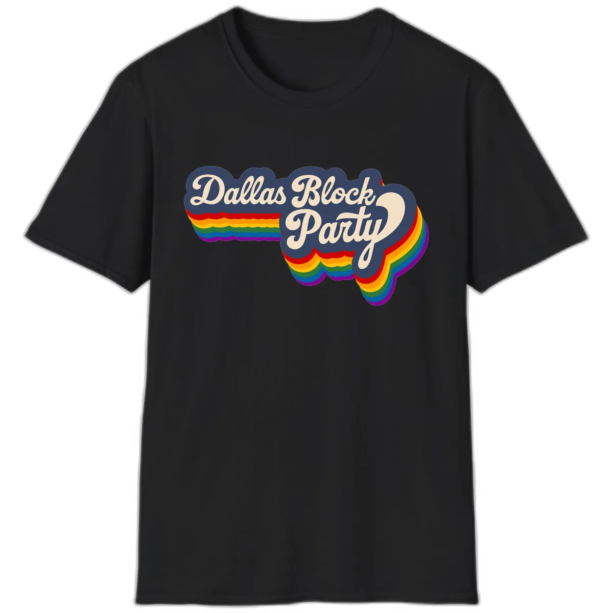 Dallas Block Party T-Shirt in Black