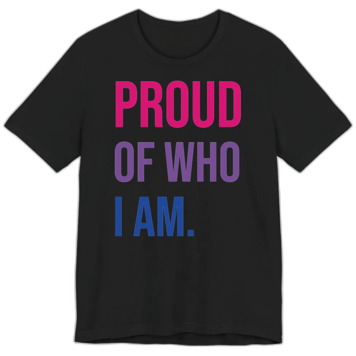 Proud Of Who I Am Premium T-Shirt in Black