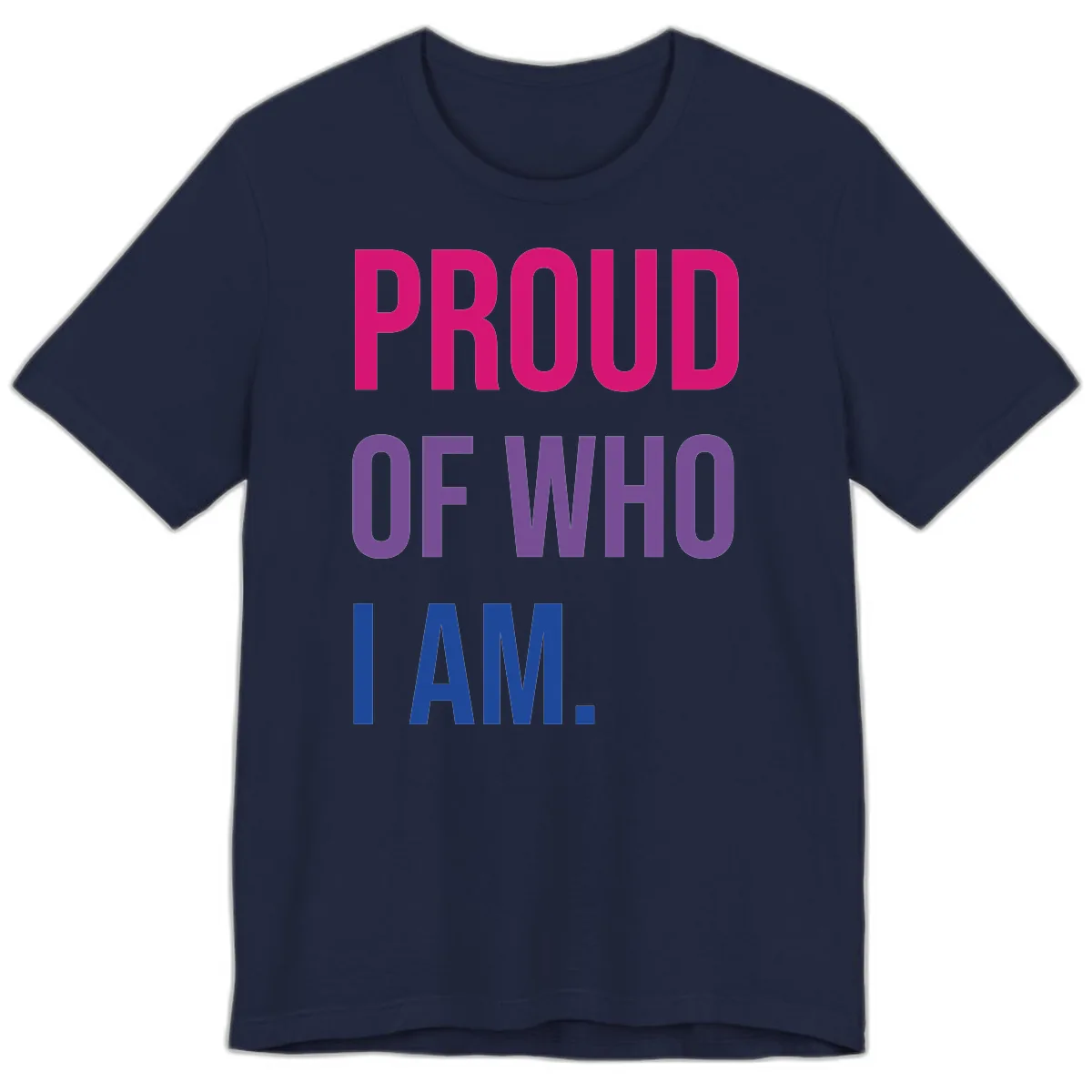 Proud Of Who I Am Premium T-Shirt in Navy