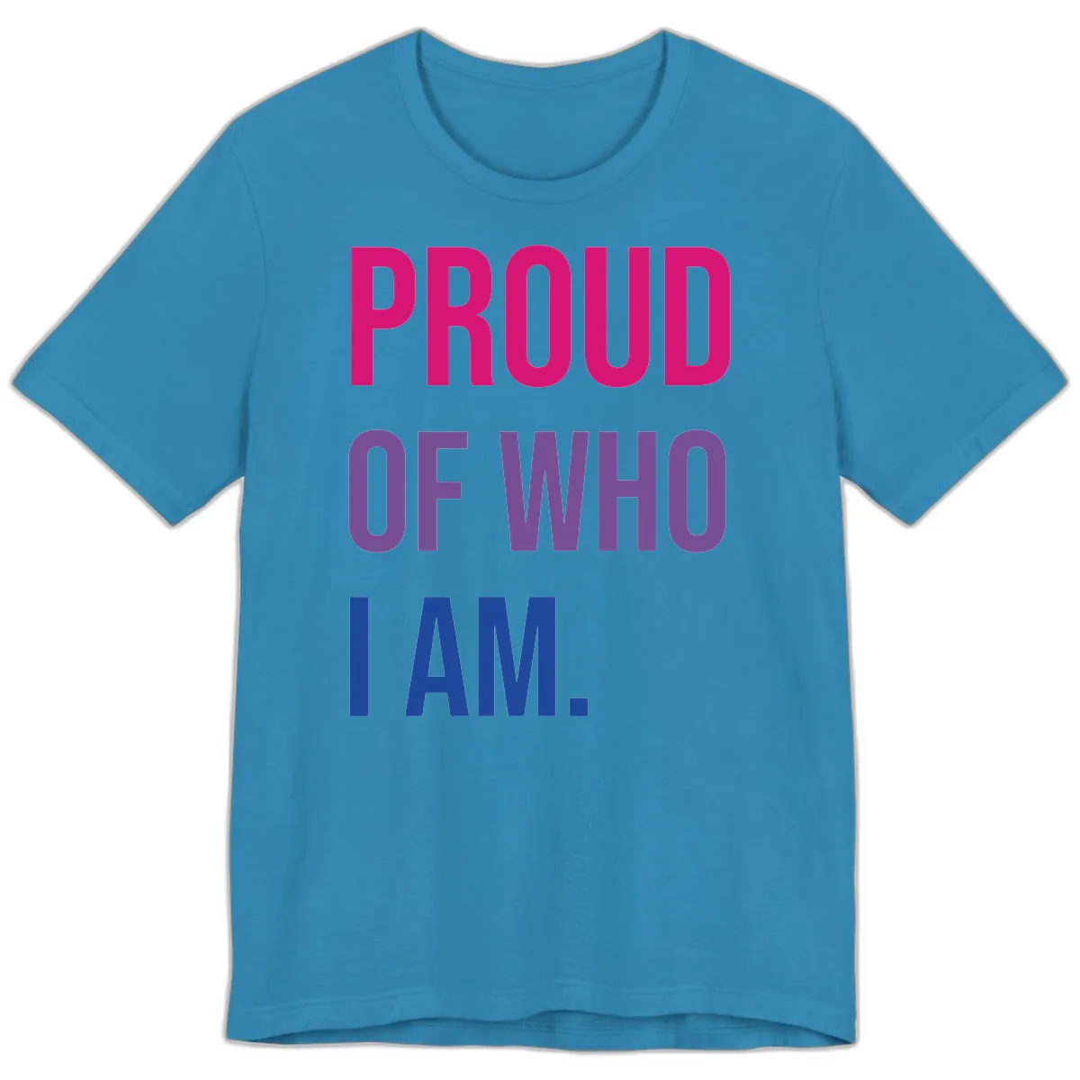 Proud Of Who I Am Premium T-Shirt in Aqua