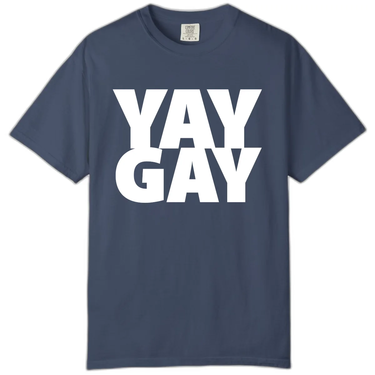 Way Gay Pride Statement Comfort Color in Midnight