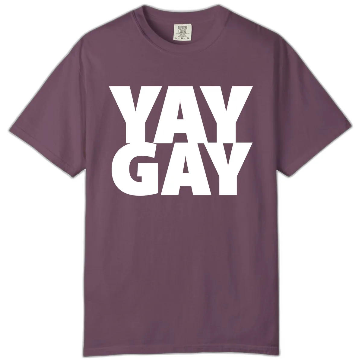Way Gay Pride Statement Comfort Color in Berry