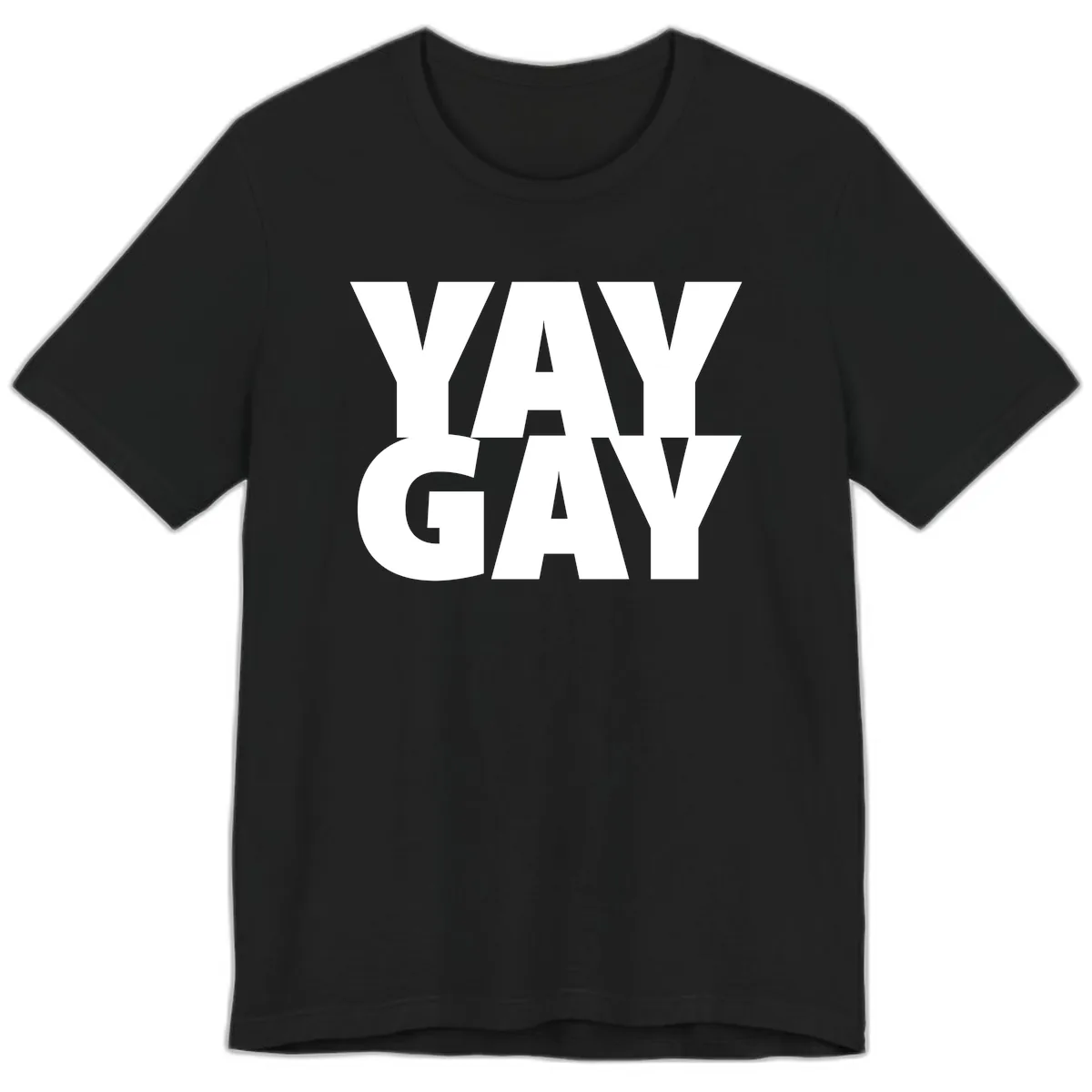 Way Gay Pride Statement Premium T-Shirt in Black