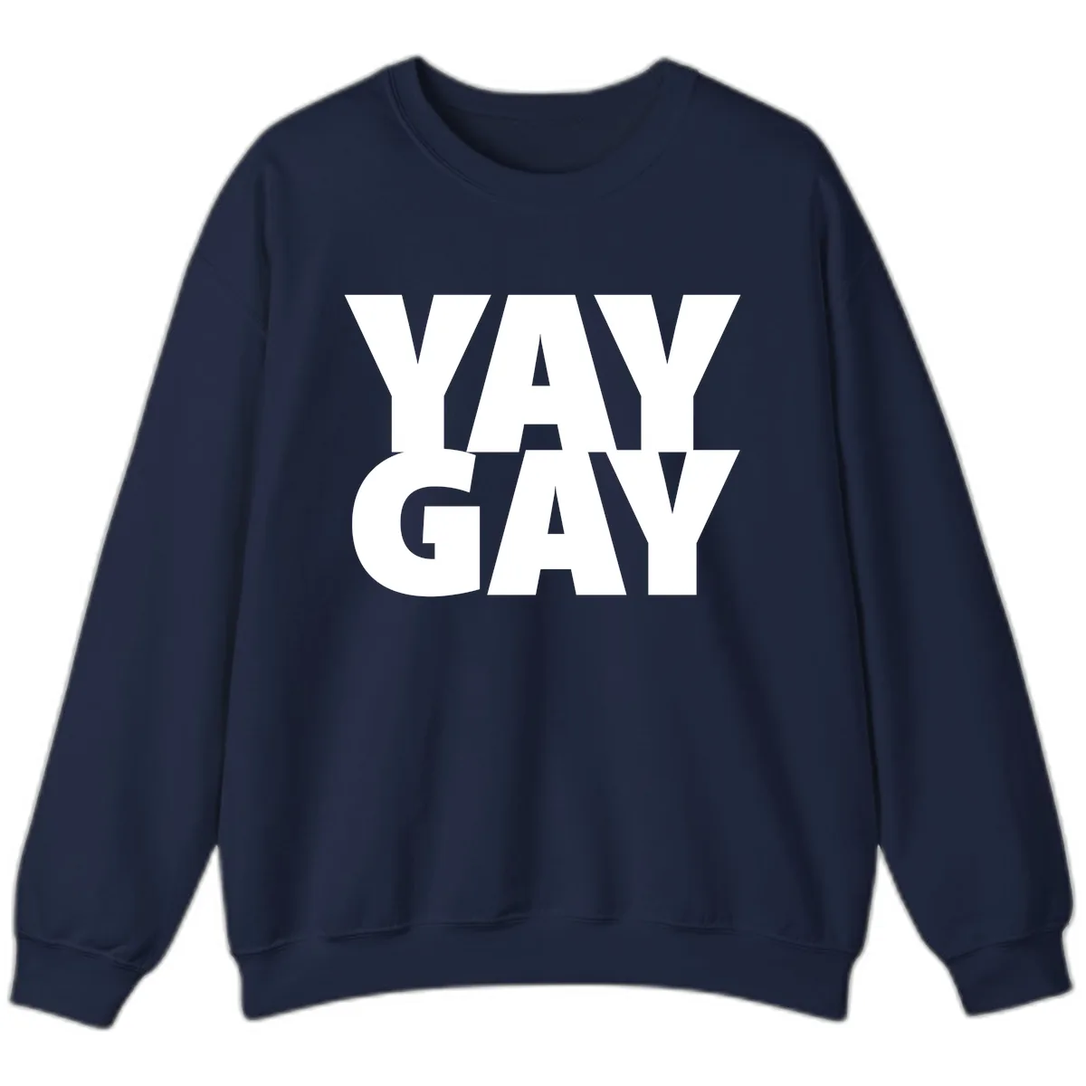 Way Gay Pride Statement Sweatshirt in Navy