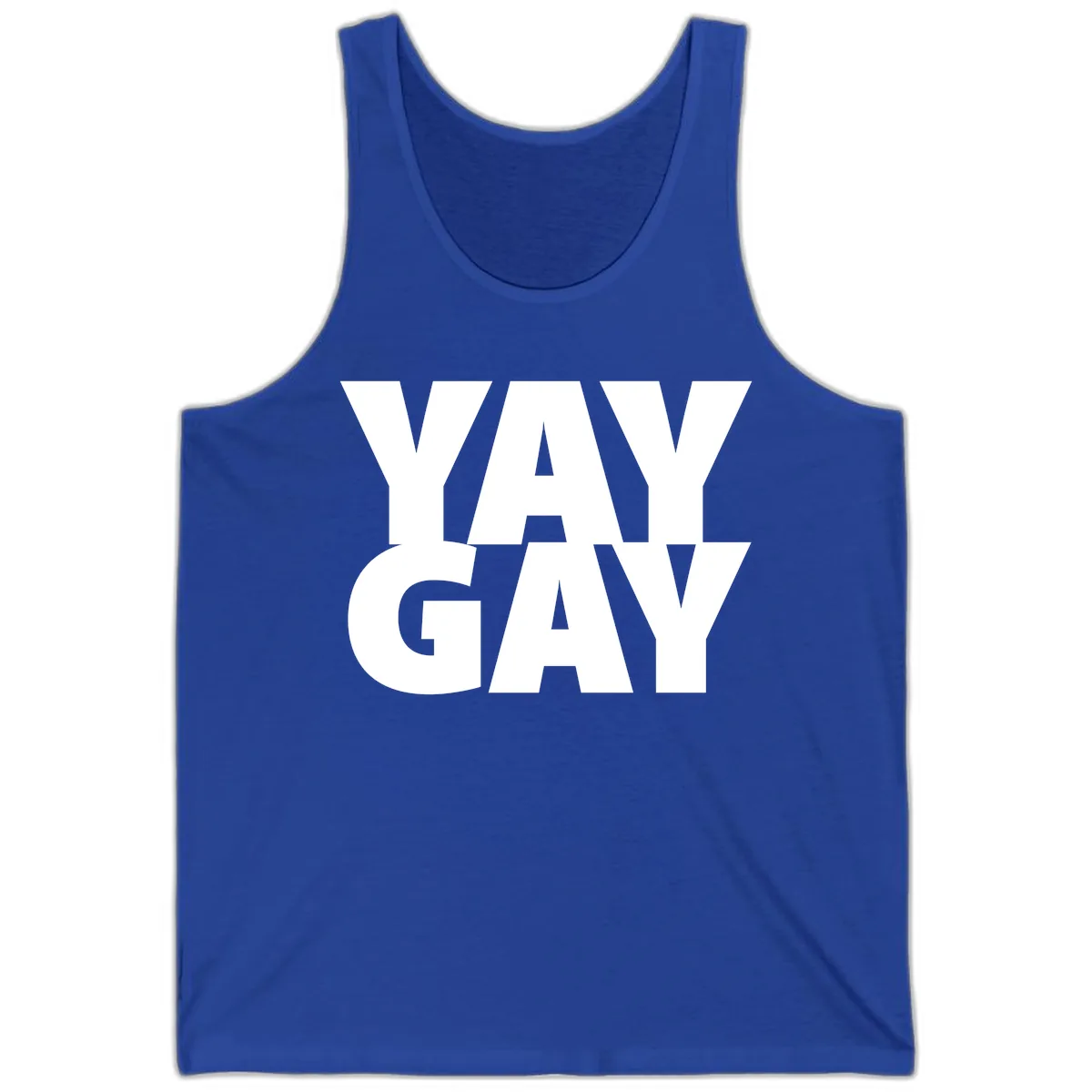 Way Gay Pride Statement Tank in True Royal