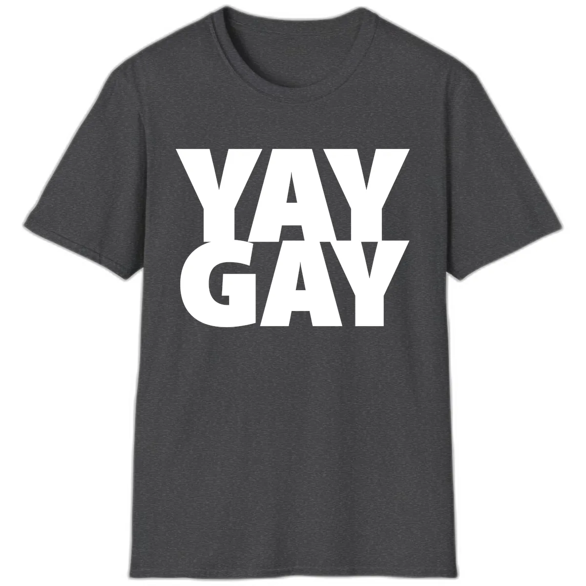 Way Gay Pride Statement T-Shirt in Dark Heather