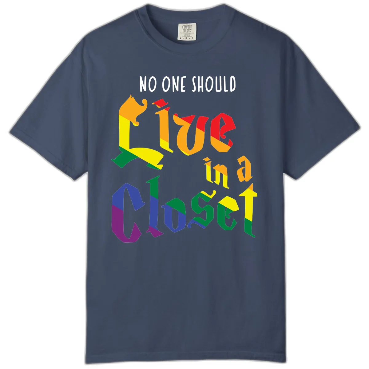 Love In A Colorful Closet Comfort Color in Midnight