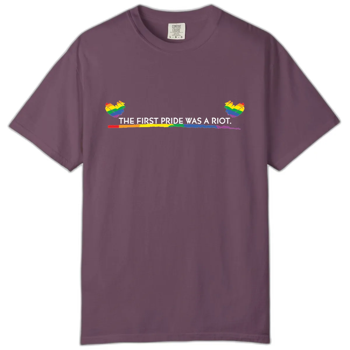 The First Pride Was A Riot Comfort Color in Berry