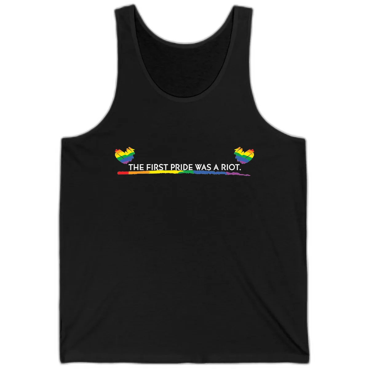 The First Pride Was A Riot Tank in Black
