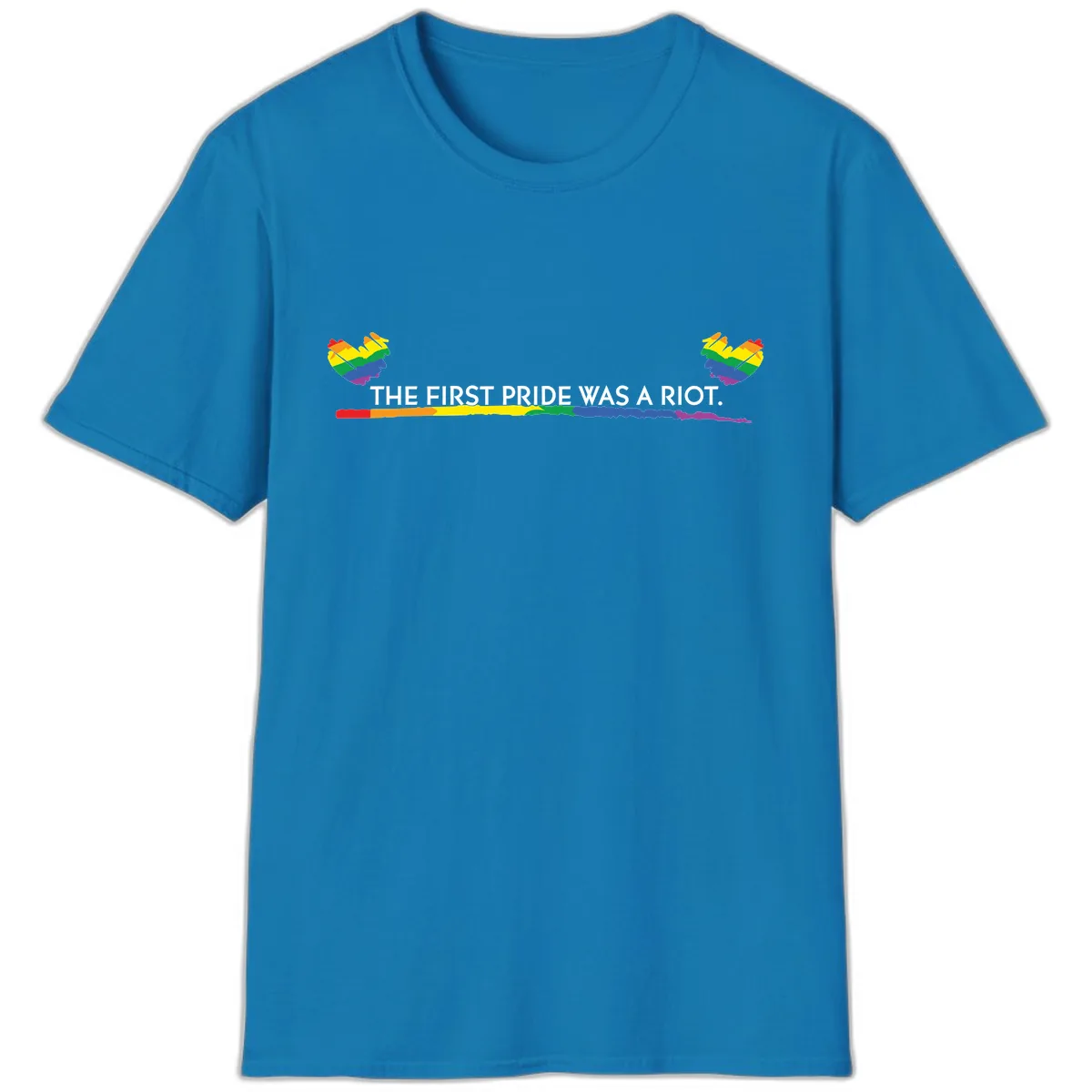 The First Pride Was A Riot T-Shirt in Sapphire
