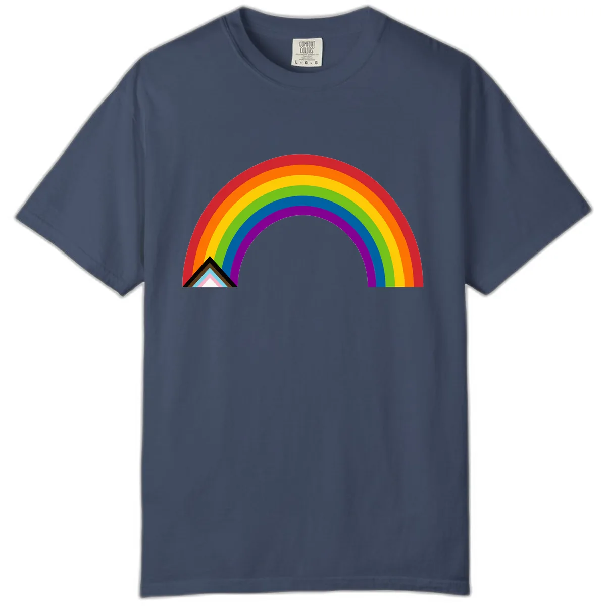 Rainbow Pride Arc Comfort Color in Midnight