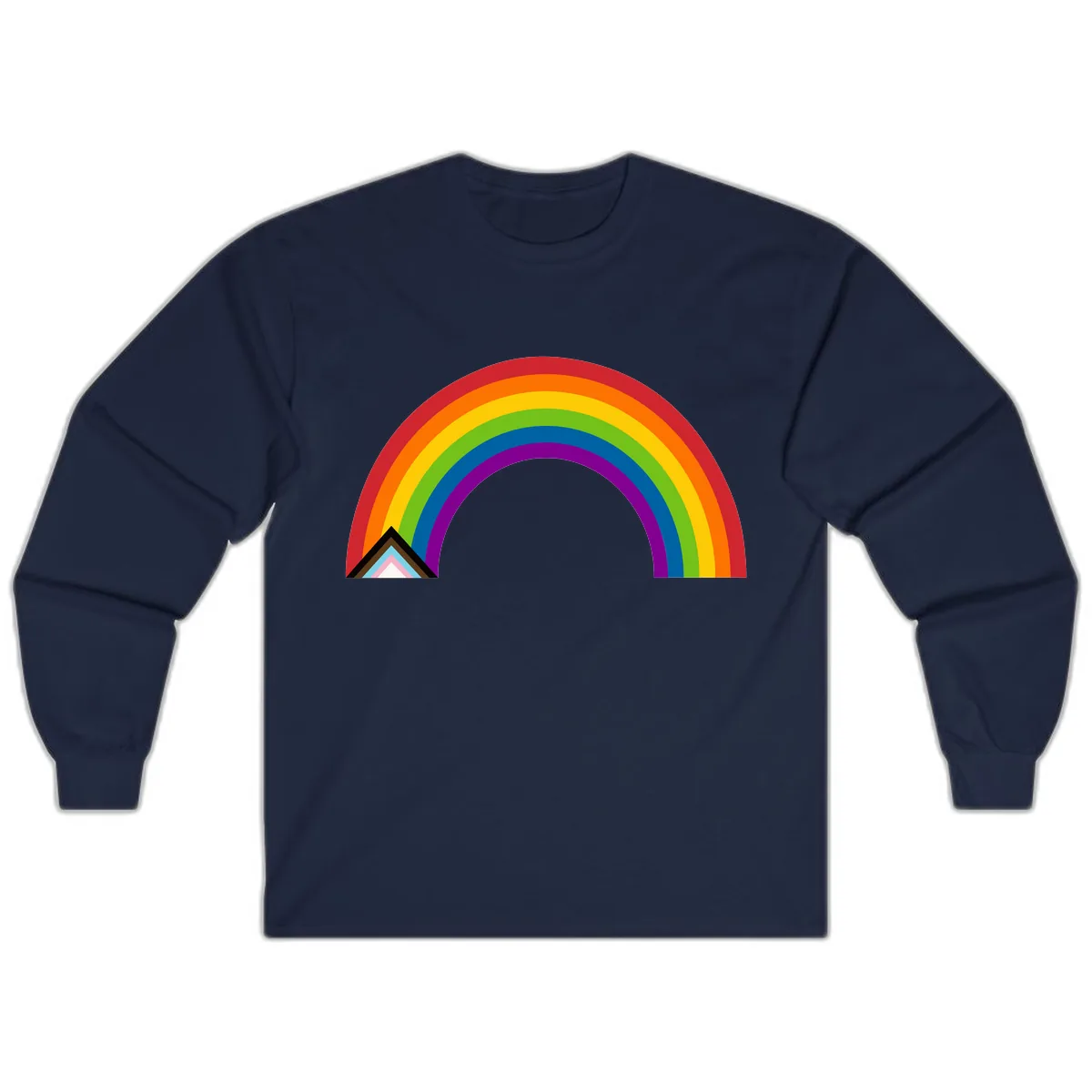 Rainbow Pride Arc Long Sleeve in Navy