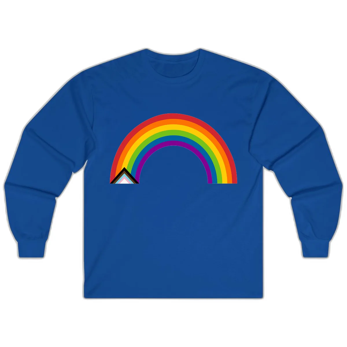 Rainbow Pride Arc Long Sleeve in Royal