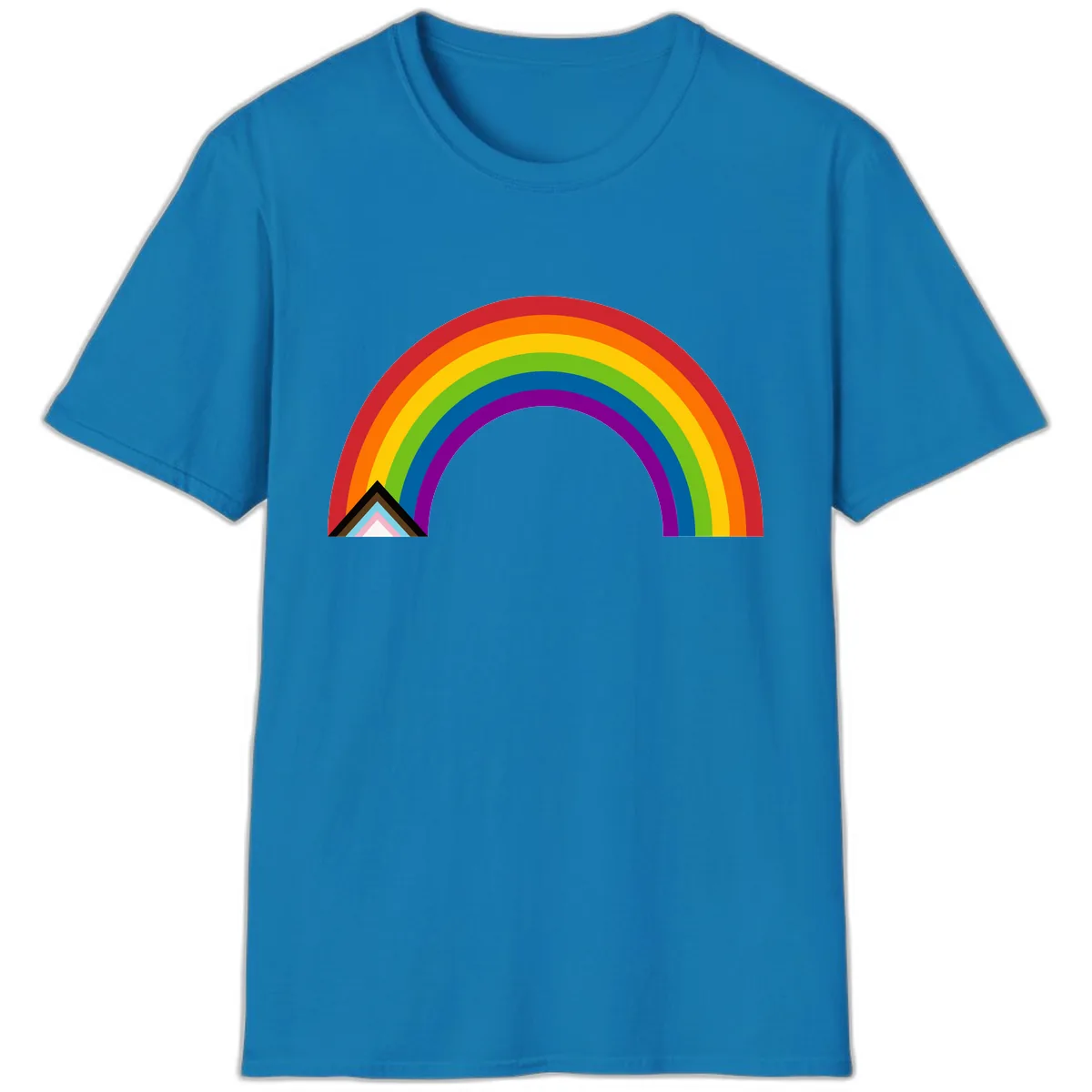 Rainbow Pride Arc T-Shirt in Sapphire