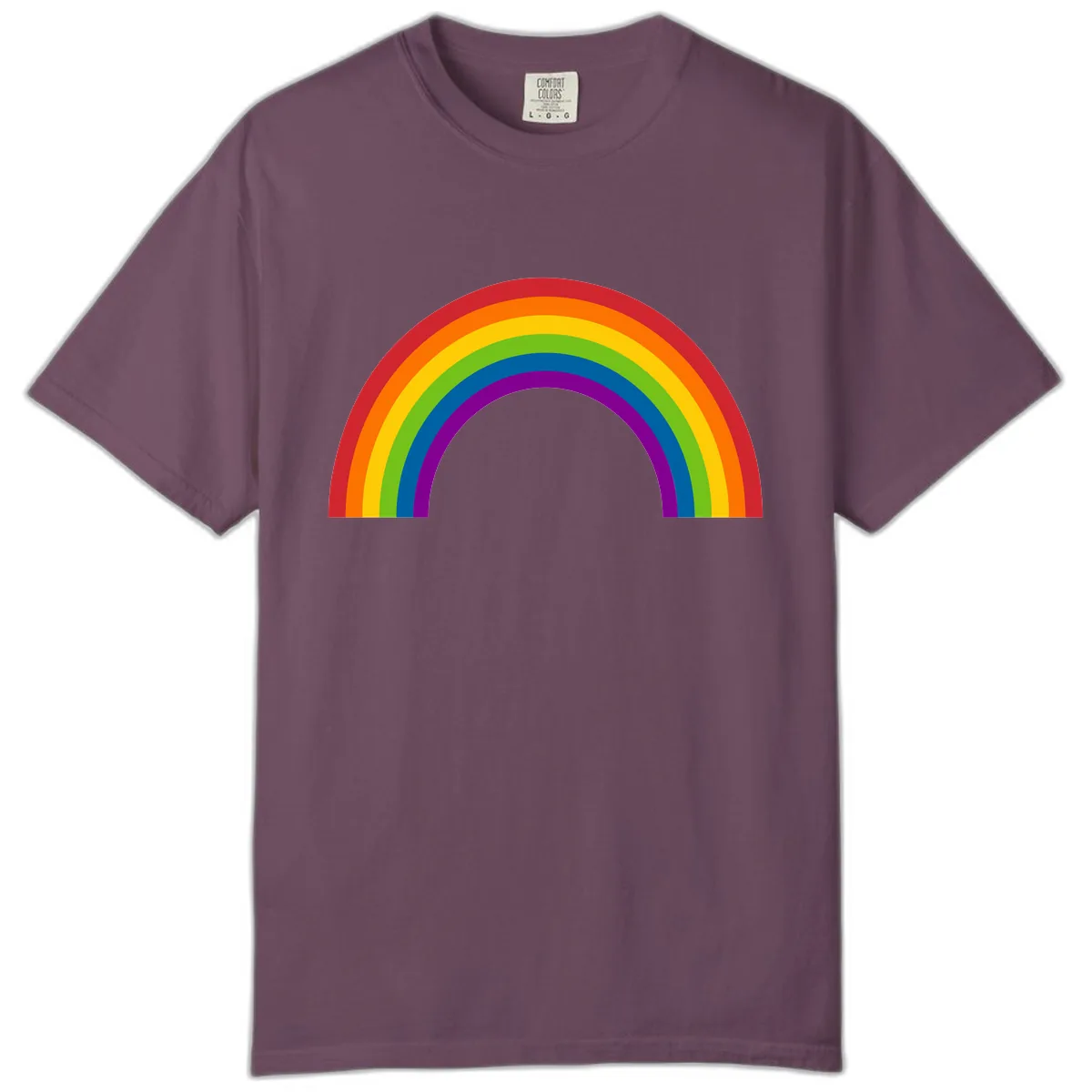 Classic Pride Rainbow Arc Comfort Color in Berry