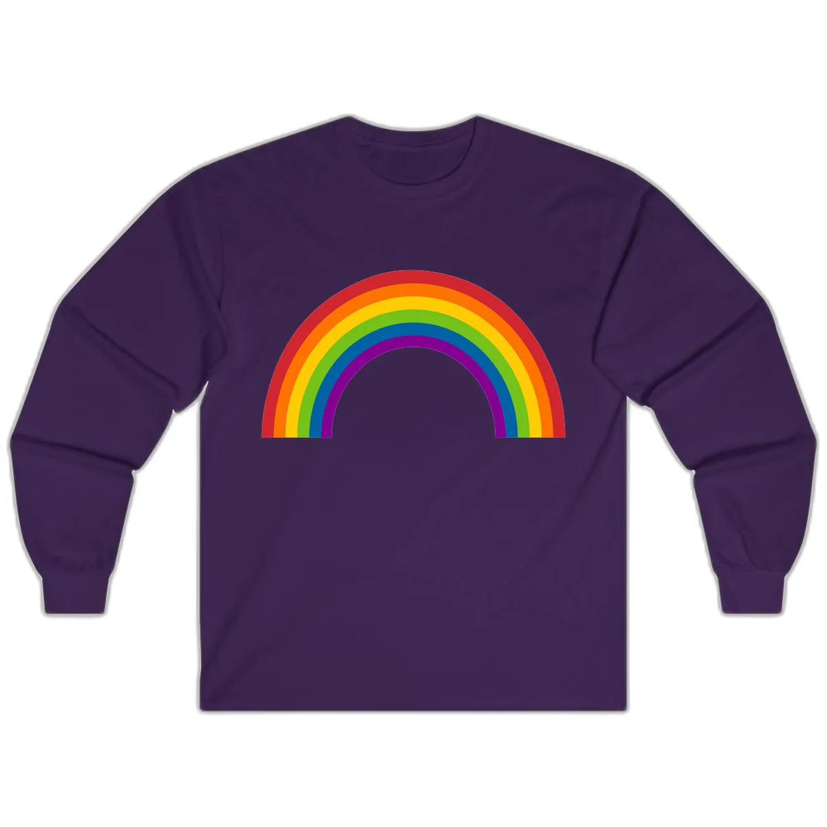 Classic Pride Rainbow Arc Long Sleeve in Purple