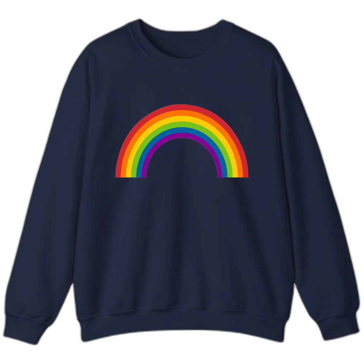 Classic Pride Rainbow Arc Sweatshirt in Navy