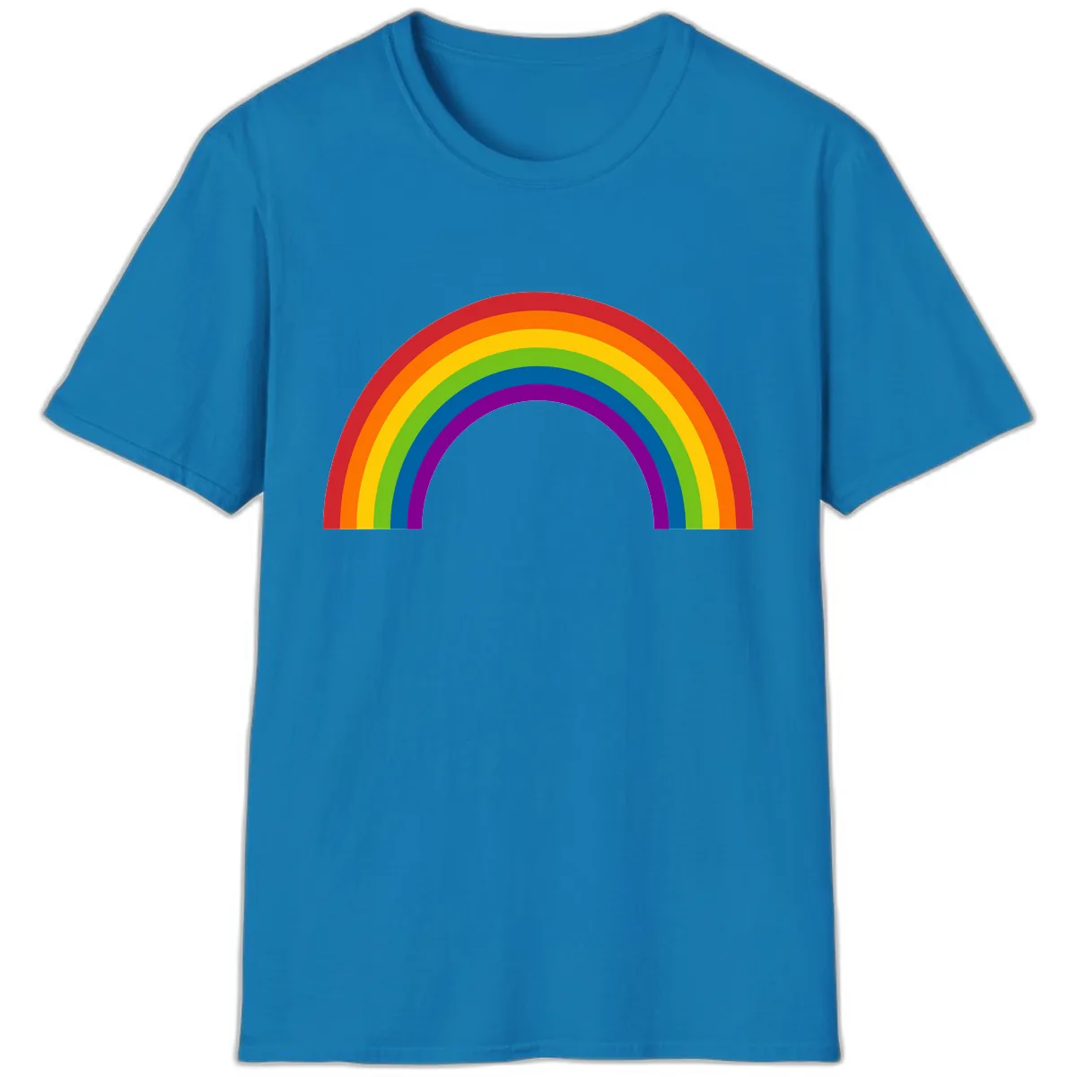 Classic Pride Rainbow Arc T-Shirt in Sapphire
