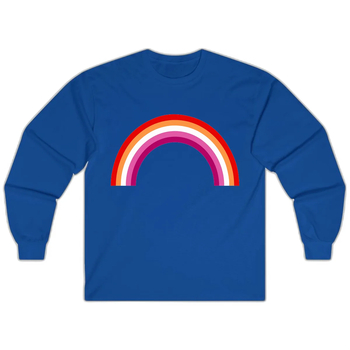 Modern Pride Rainbow Arc Long Sleeve in Royal