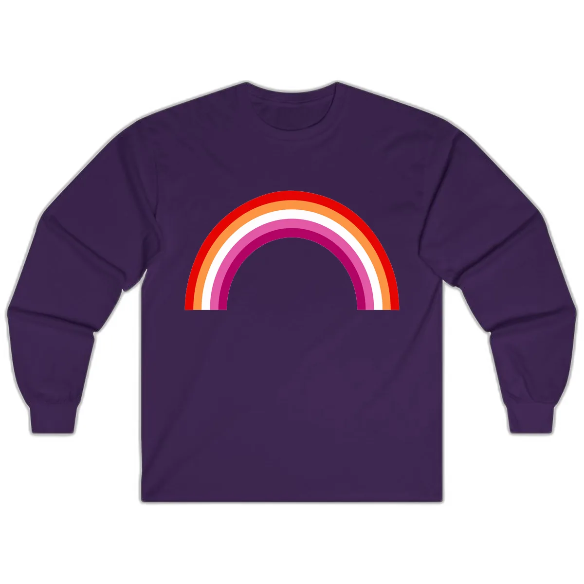 Modern Pride Rainbow Arc Long Sleeve in Purple