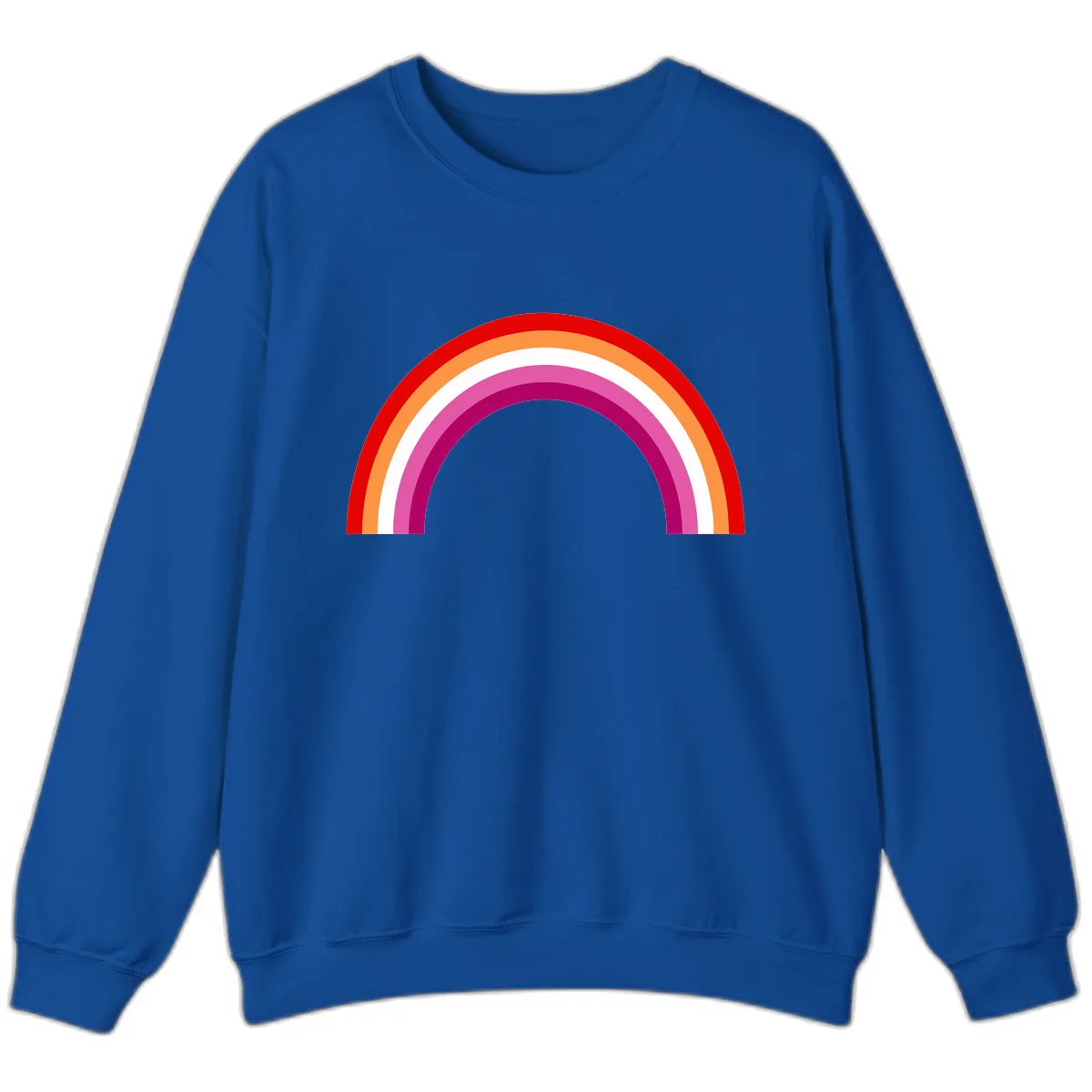 Modern Pride Rainbow Arc Sweatshirt in Royal