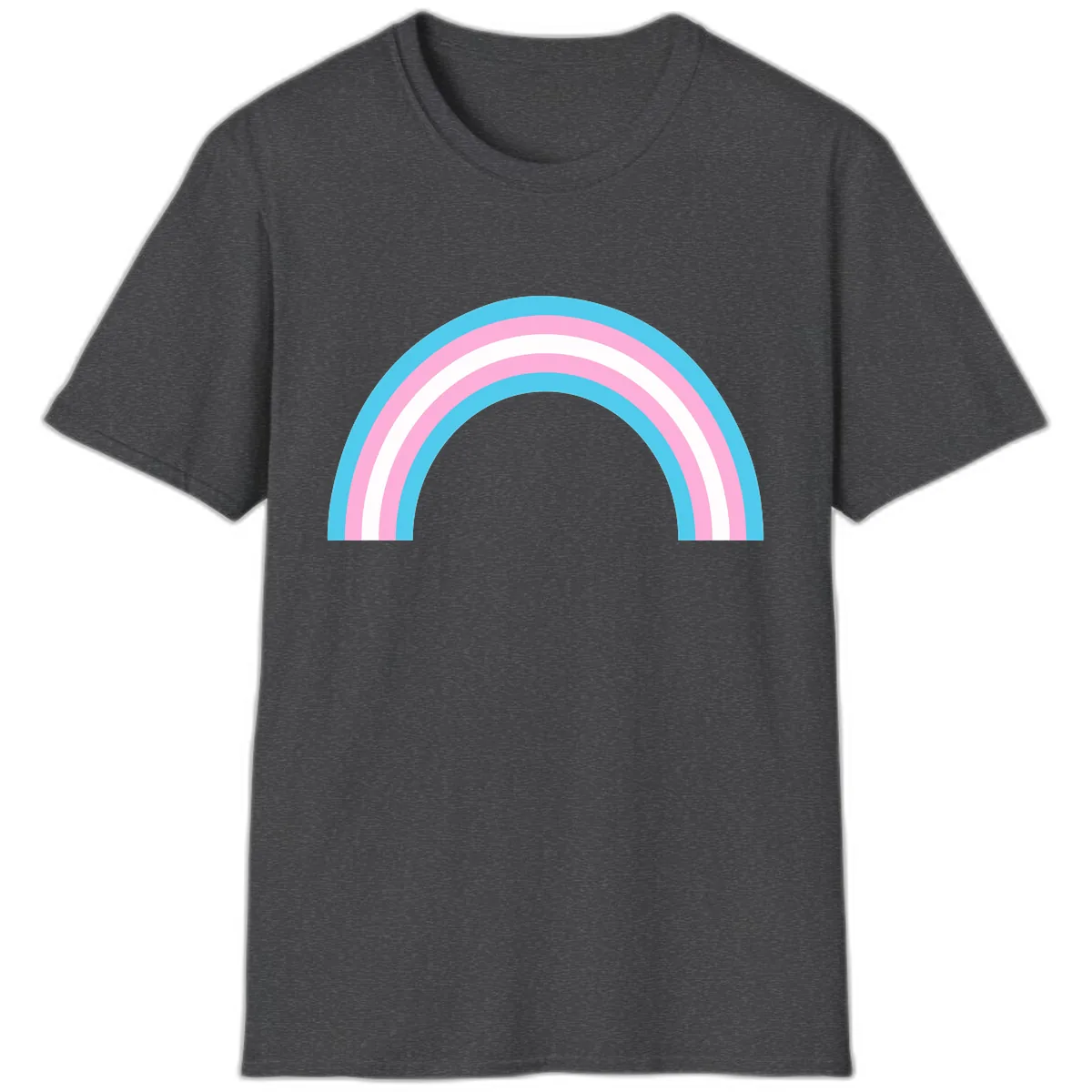 Pastel Rainbow Arch T-Shirt in Dark Heather