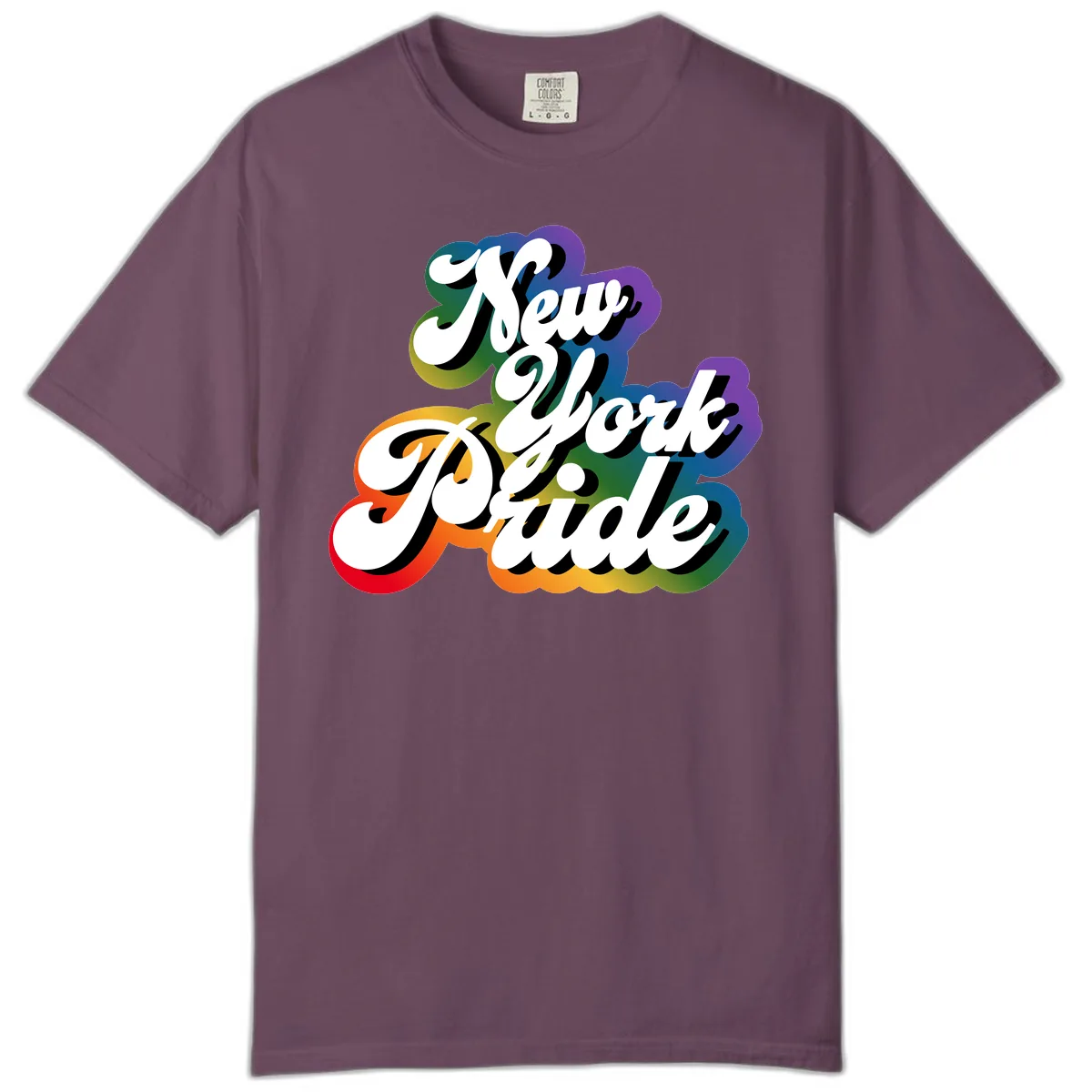 New York Pride Guide Comfort Color in Berry