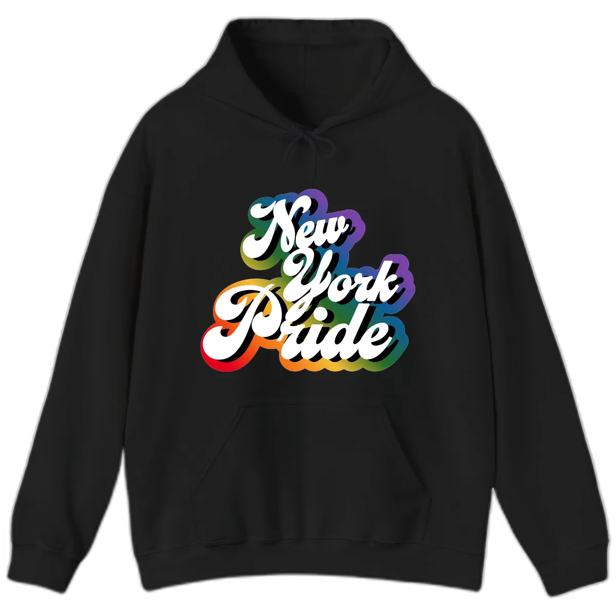 New York Pride Guide Hoodie in Black