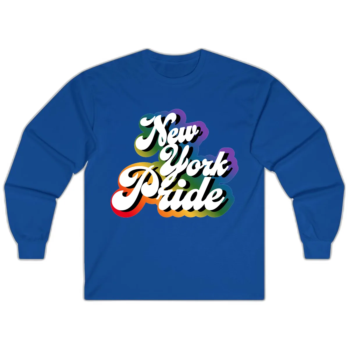 New York Pride Guide Long Sleeve in Royal