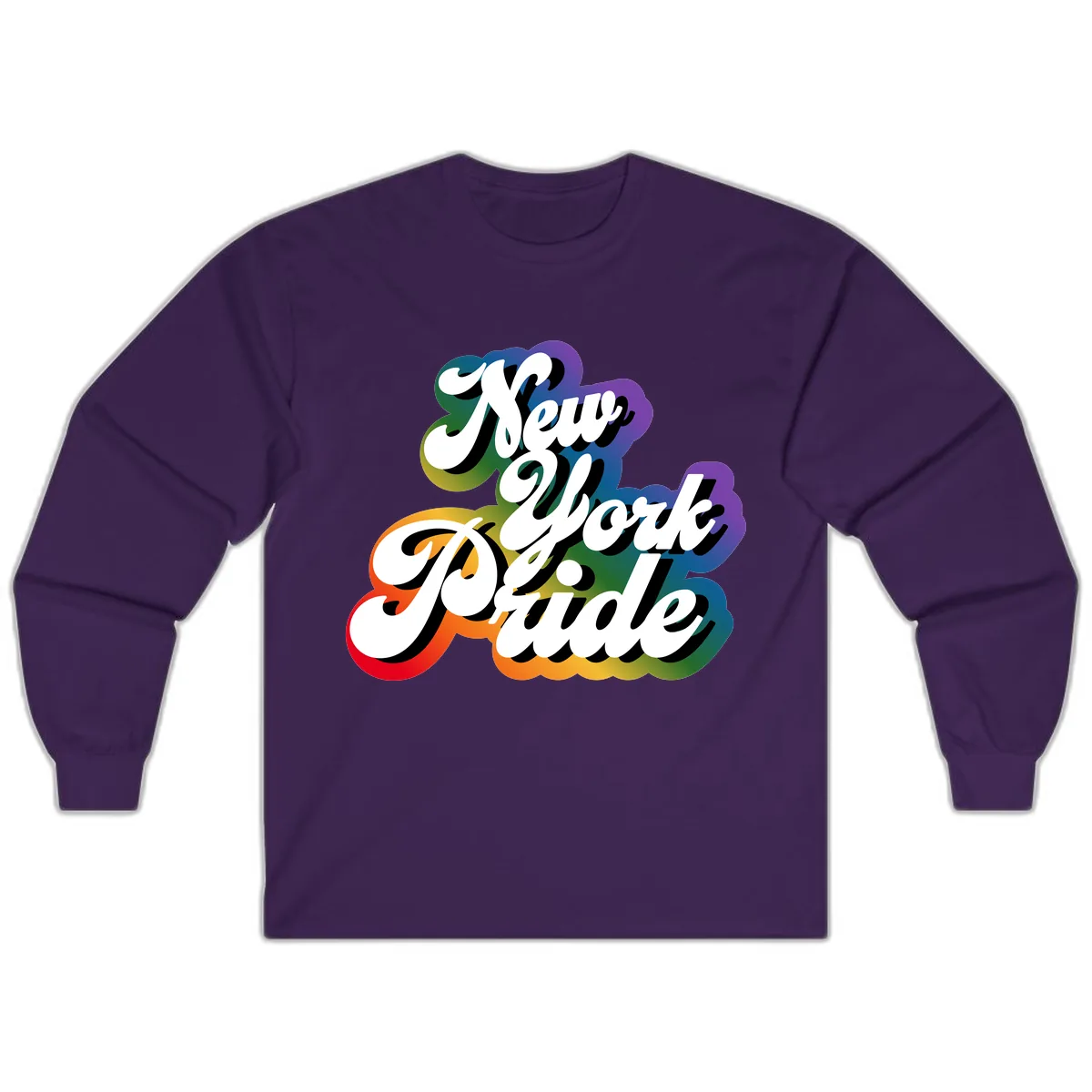 New York Pride Guide Long Sleeve in Purple