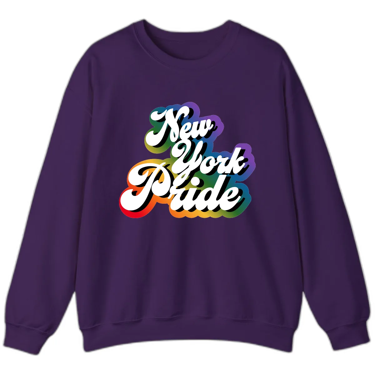 New York Pride Guide Sweatshirt in Purple
