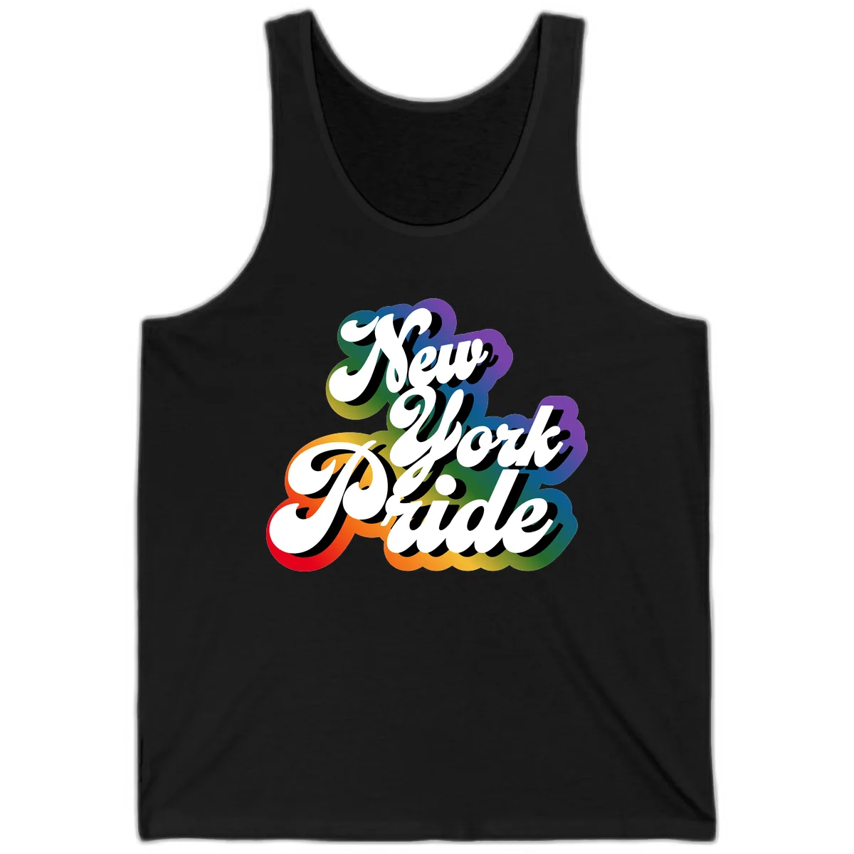 New York Pride Guide Tank in Black