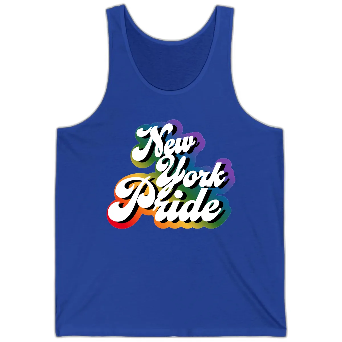 New York Pride Guide Tank in True Royal