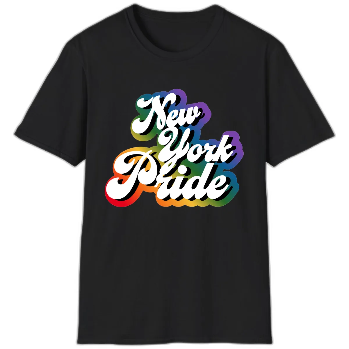New York Pride Guide T-Shirt in Black