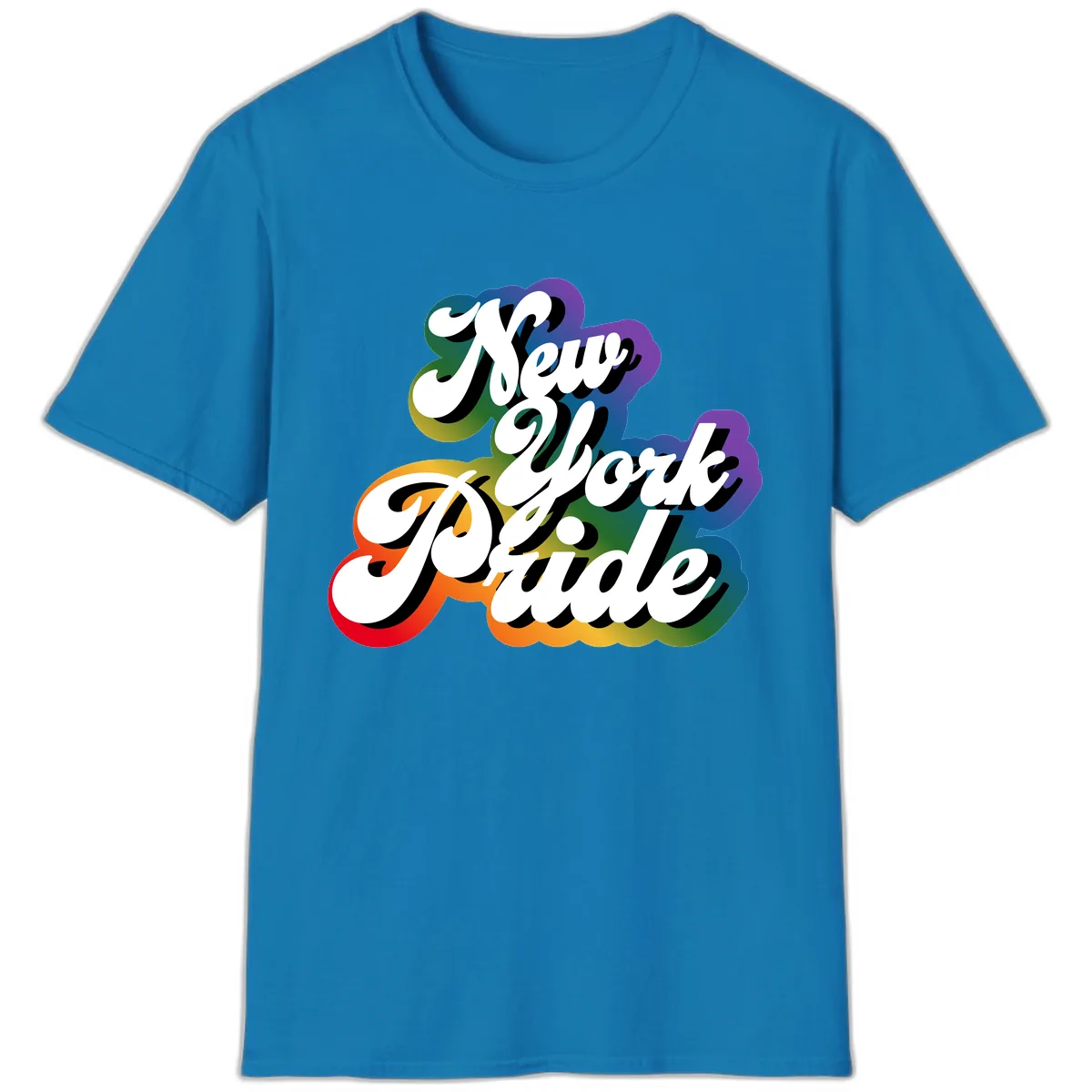 New York Pride Guide T-Shirt in Sapphire