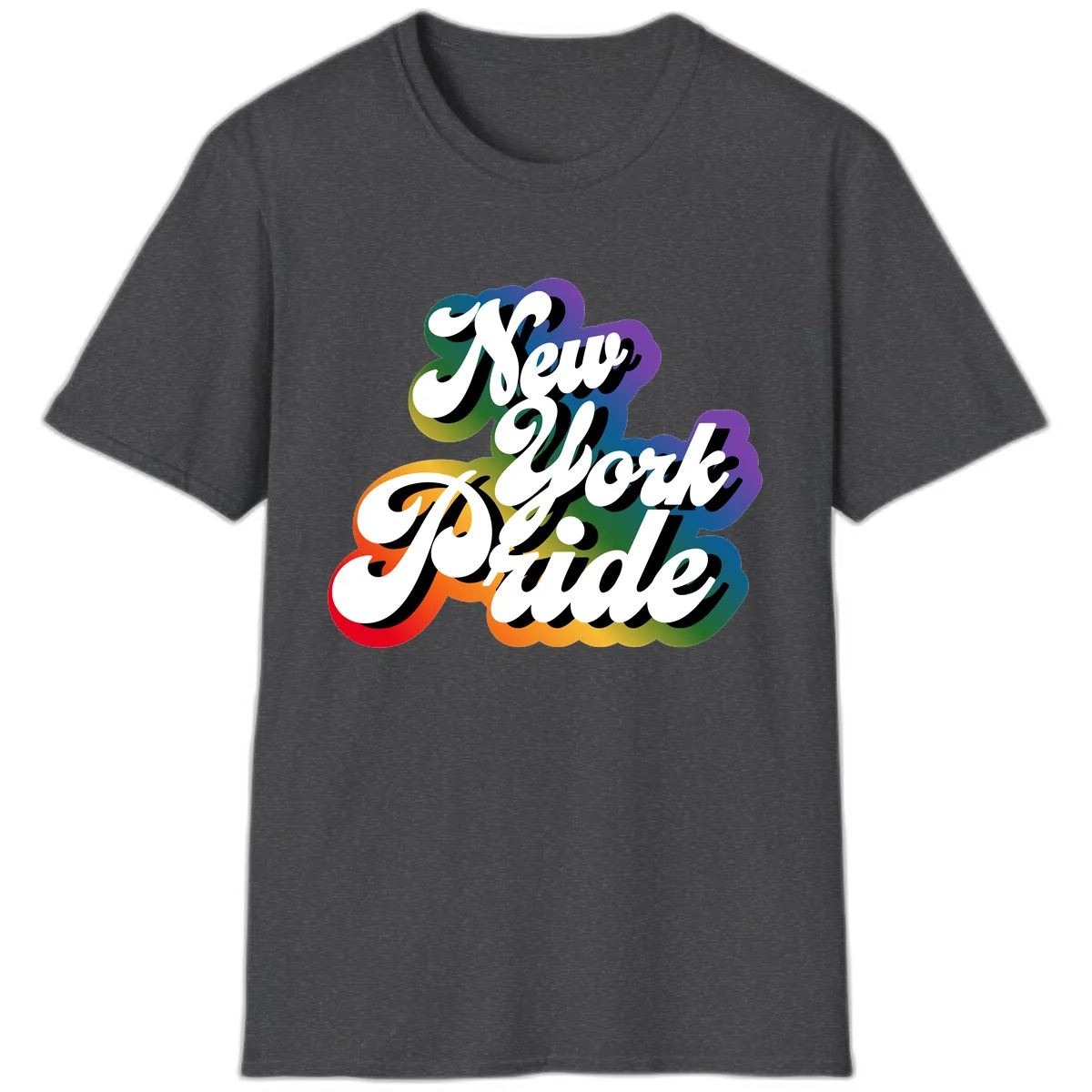 New York Pride Guide T-Shirt in Dark Heather
