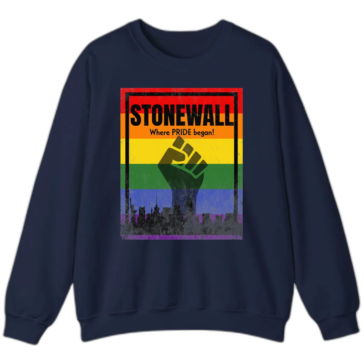 Stonewall Where Pride Began Sweatshirt in Navy