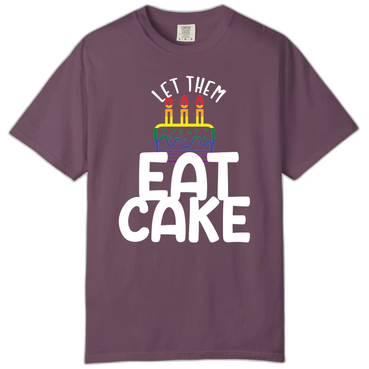 Let Them Eat Cake Pride Comfort Color in Berry