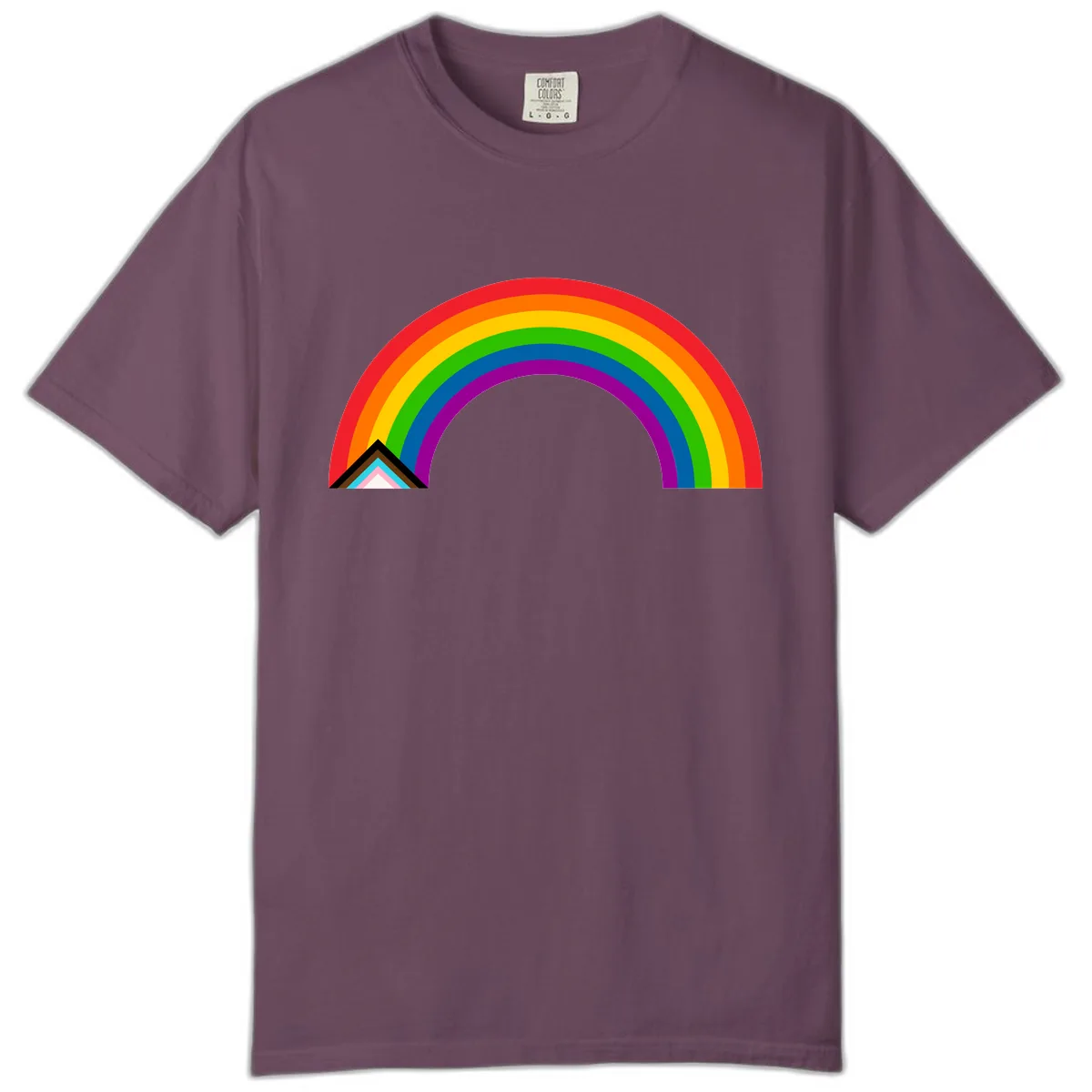 Classic Rainbow Pride Arc Comfort Color in Berry
