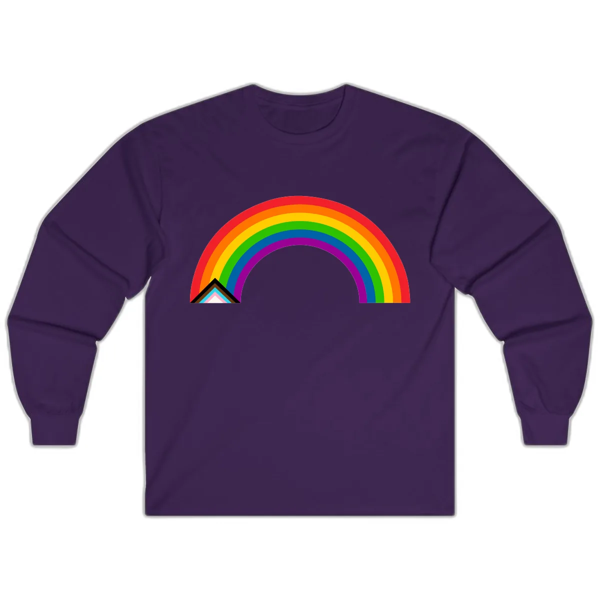 Classic Rainbow Pride Arc Long Sleeve in Purple