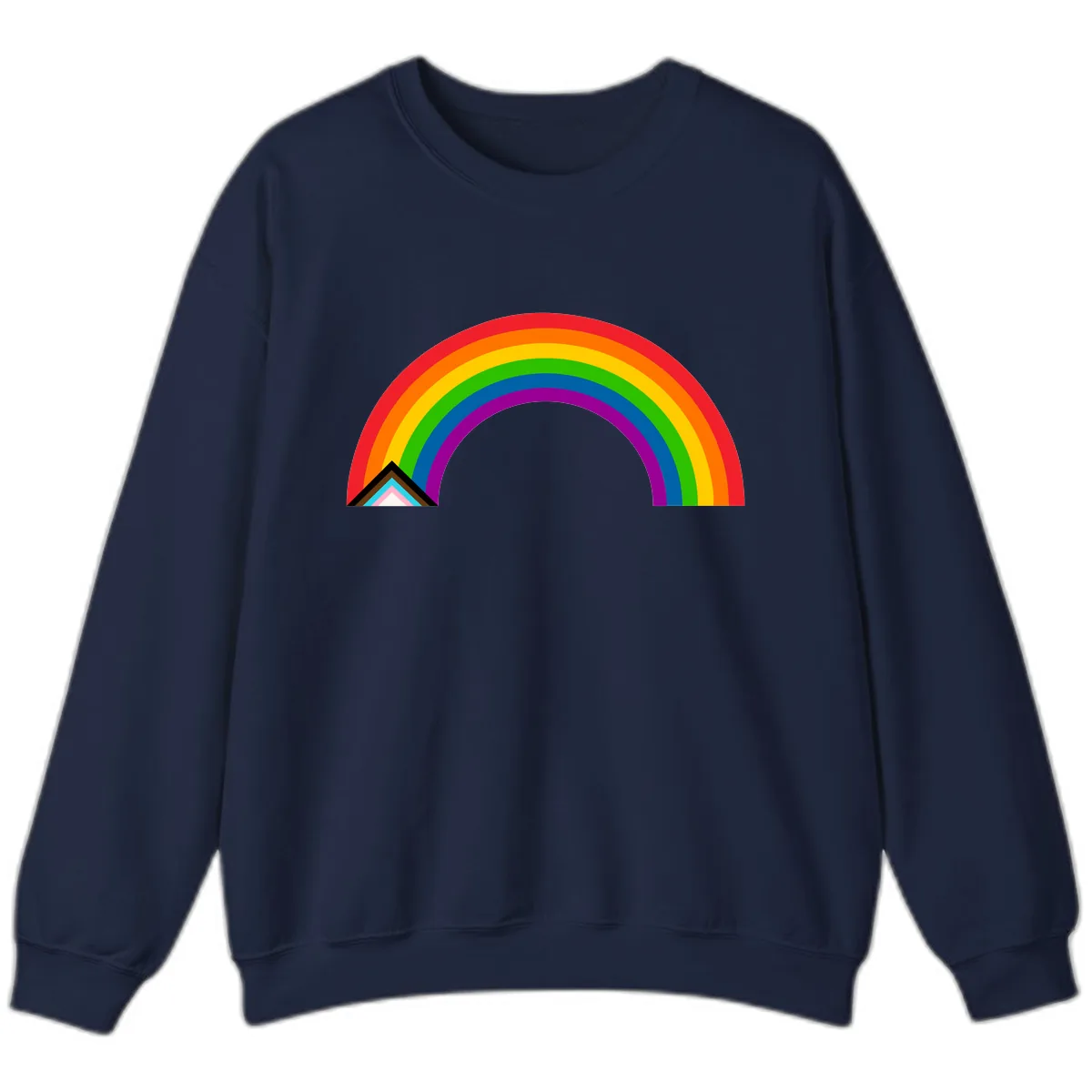 Classic Rainbow Pride Arc Sweatshirt in Navy