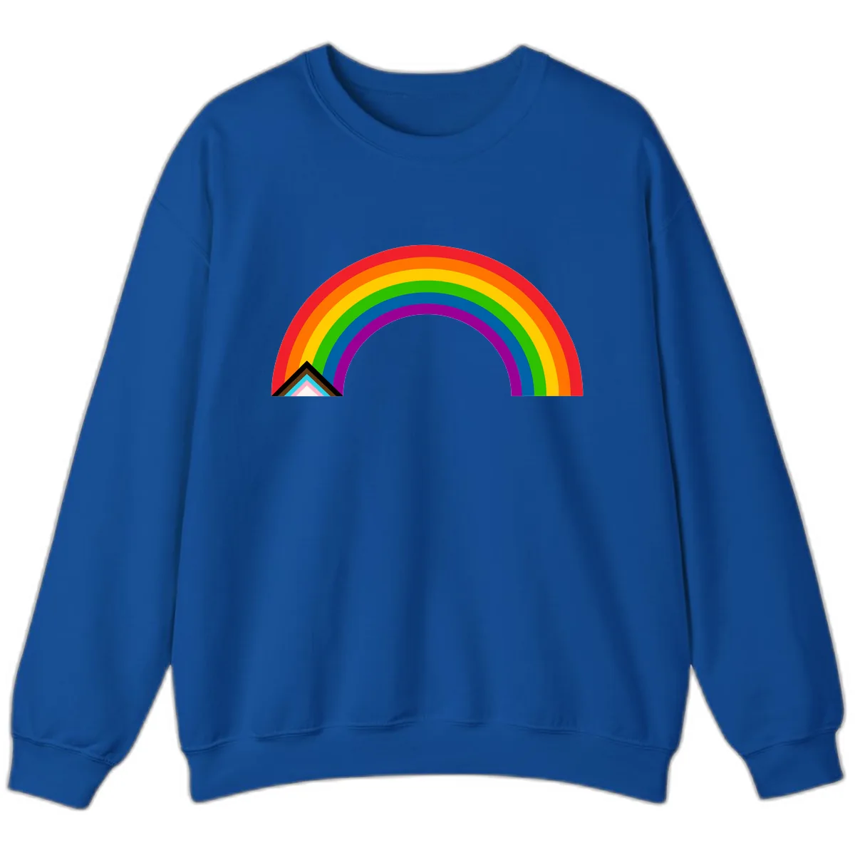 Classic Rainbow Pride Arc Sweatshirt in Royal