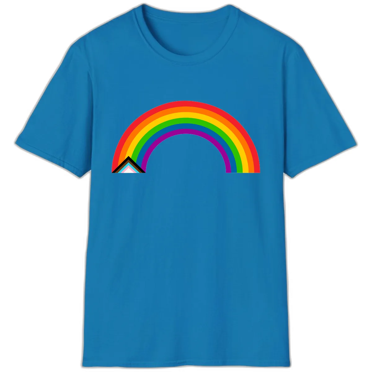 Classic Rainbow Pride Arc T-Shirt in Sapphire