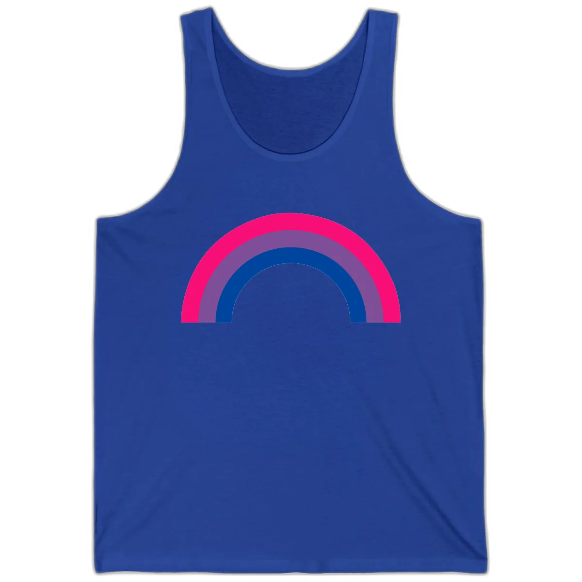 Concentric Rainbow Pride Spectrum Tank in True Royal