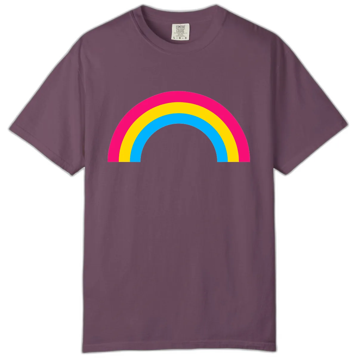 Classic Rainbow Stripes Comfort Color in Berry