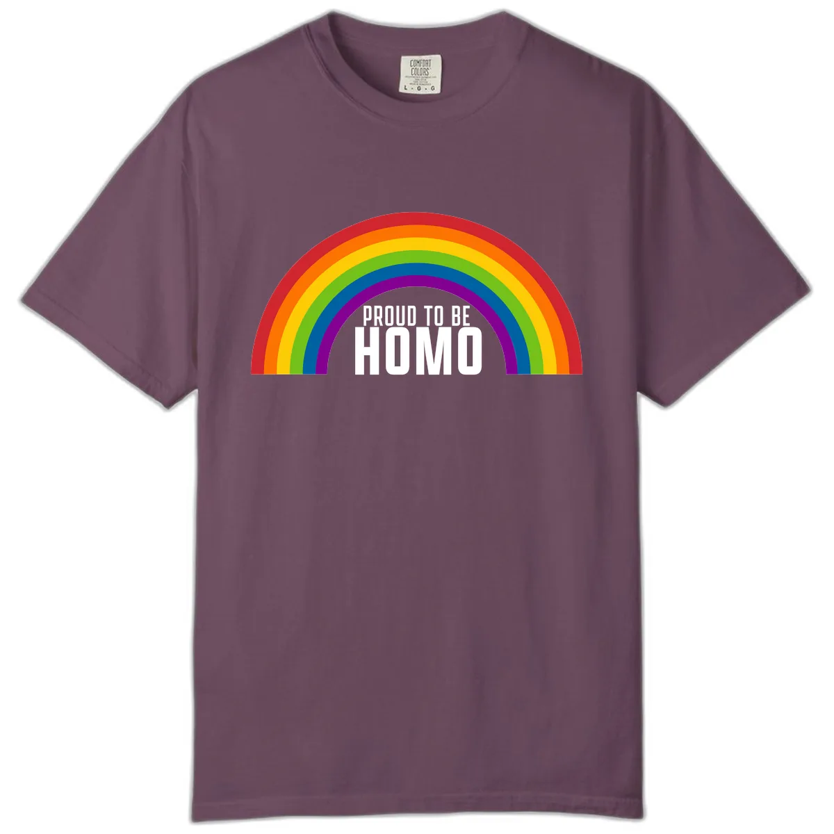 Proud To Be Homo Comfort Color in Berry