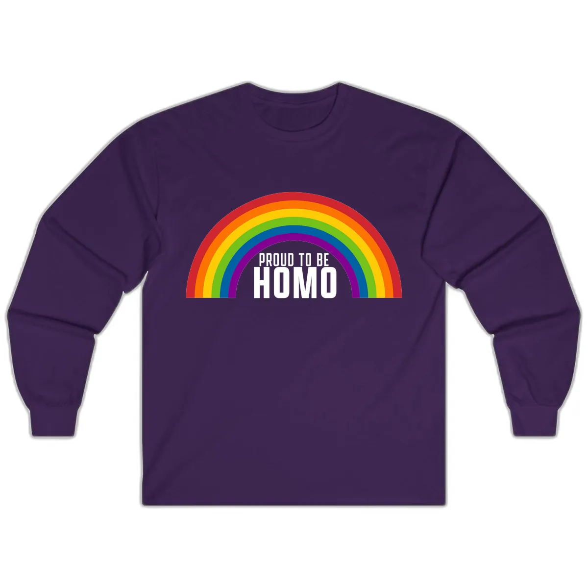 Proud To Be Homo Long Sleeve in Purple